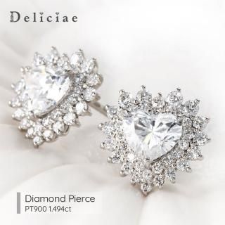 Deliciae ǥꥷ <br> <br>åɥԥ <br>ϡȥ֥ꥢ <br>PT900 1.494ct