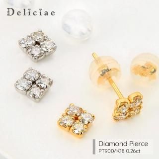 Deliciae ǥꥷ <br> <BR>åɥԥ <br> <br>PT900/K18 <br>0.26ct