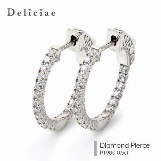 NEW <BR>Deliciae ǥꥷ <br> <br>ޤ աץԥ <BR>16.0mm <BR>PT900 0.50ct