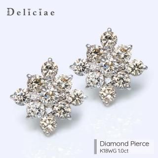 NEW <BR>Deliciae ǥꥷ <br> <BR>åɥԥ <br>ե  뾽 <BR>K18WG 1.0ct 