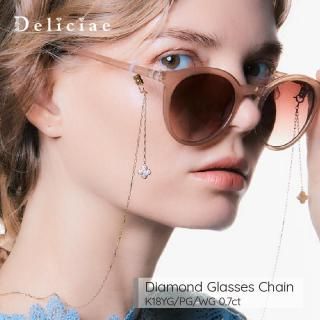 Deliciae デリシェ <br>ダイヤモンド <br>ネックレス 3WAY <br>フロースアミュレ <br>K18YG/PG/WG 0.7ct