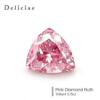 Deliciae ǥꥷ <br> <br>ԥ󥯥  <BR>ȥꥢ <BR>0.75ct <BR>I1(GIA)