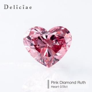 Deliciae ǥꥷ <br> <br>ԥ󥯥 <br>ϡȥ <br>0.51ct <br>I2(GIA)