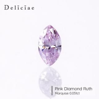 Deliciae ǥꥷ <br>ԥ󥯥 <br>ޡ <br>0.051ct <br>Fancy Purplish Pink