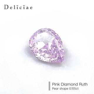 Deliciae ǥꥷ <br>ԥ󥯥 <br>ڥ <br>0.155ct <br>Fancy Pink Purple