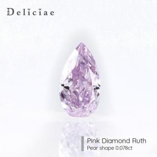 Deliciae ǥꥷ <br>ԥ󥯥 <br>ڥ <br>0.078ct <br>Fancy Pink Purple
