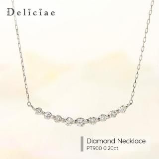 NEW <br>Deliciae ǥꥷ <br>ǡ <br>饤ͥå쥹 <br>PT900 0.2ct