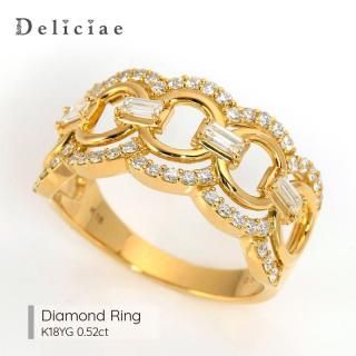NEW <BR>Deliciae ǥꥷ <br>ɥ <br> <BR>1115 <BR>K18YG 0.52ct
