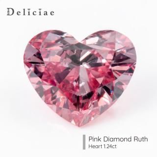 Deliciae �ǥꥷ�� <br>���������� <br>�ԥ󥯥�������� <br>�ϡ��ȥ������� <br>1.24ct <br>SI2(GIA����)