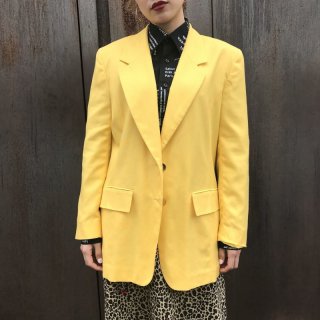 Yellow Tailored Jacket