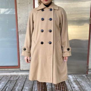 Yves Saint Laurent Wool Coat BEG