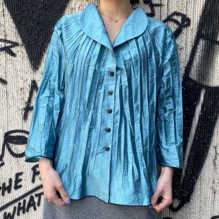Shiny Pleats Design Shirt