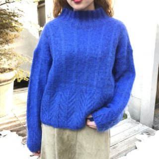 Royal Blue Mohair Sweater