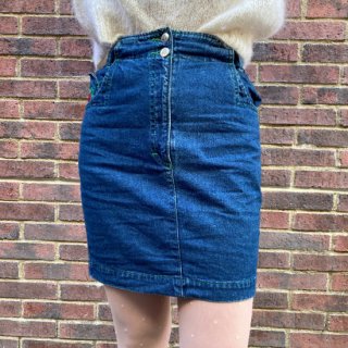 80s Denim Mini Skirt
