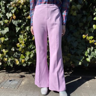 lilac flare pants