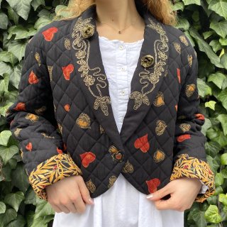 heart quilting jacket