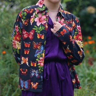 Butterfly cotton jacket