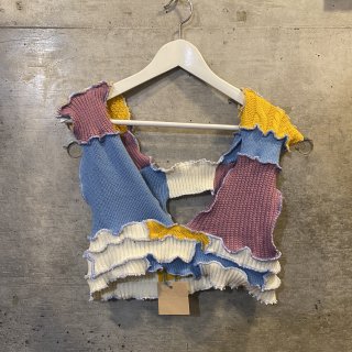 ERIKO YOSHIDA Remake tugihagi knit bustier