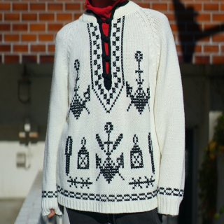 Vintage anchor knit sweater