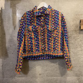 Colorful triangle jacket
