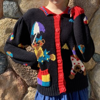 <img class='new_mark_img1' src='https://img.shop-pro.jp/img/new/icons11.gif' style='border:none;display:inline;margin:0px;padding:0px;width:auto;' />Circus bear cotton knit cardigan