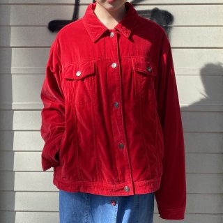 Velour red jacket