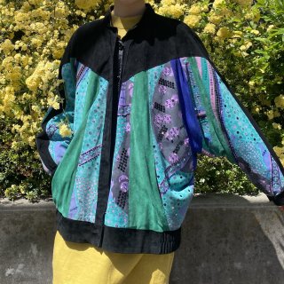 Special art dolman suede jacket