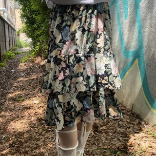 Tiered flower skirt