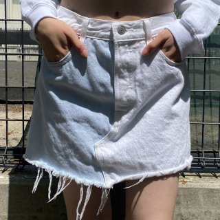 Levi's 2-tone denim mini skirts