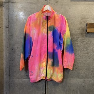 Rainbow tie-dye big jacket