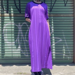 ADIDAS jersey purple long dress