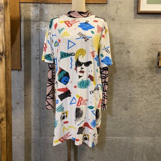 80's New Wave T-shirts dress