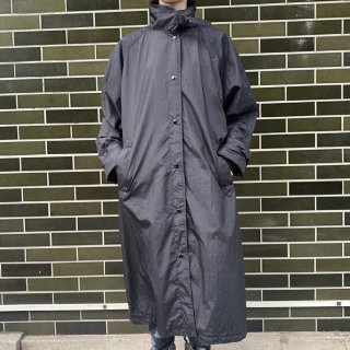 Black nylon light coat