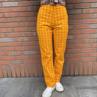 <img class='new_mark_img1' src='https://img.shop-pro.jp/img/new/icons11.gif' style='border:none;display:inline;margin:0px;padding:0px;width:auto;' />Retro check pants