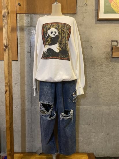 Panda white sweatshirt - PUNK CAKE