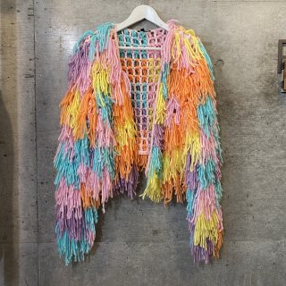 MokeMoke colorful knit cardigan