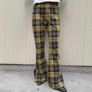 <img class='new_mark_img1' src='https://img.shop-pro.jp/img/new/icons11.gif' style='border:none;display:inline;margin:0px;padding:0px;width:auto;' />Tartan check flare pants