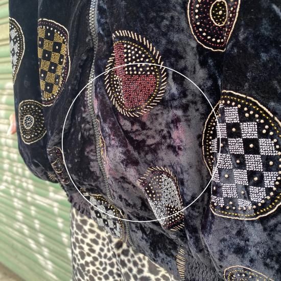 Velour circle zip blouson - PUNK CAKE