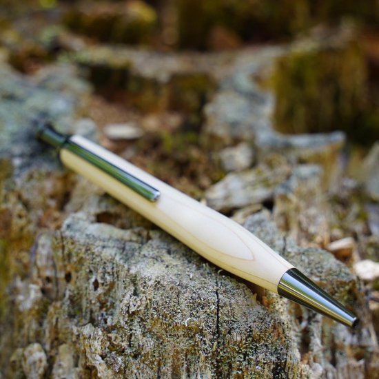 木軸ボールペン檜材
