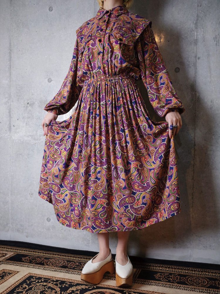 Paisley Rayon Dress