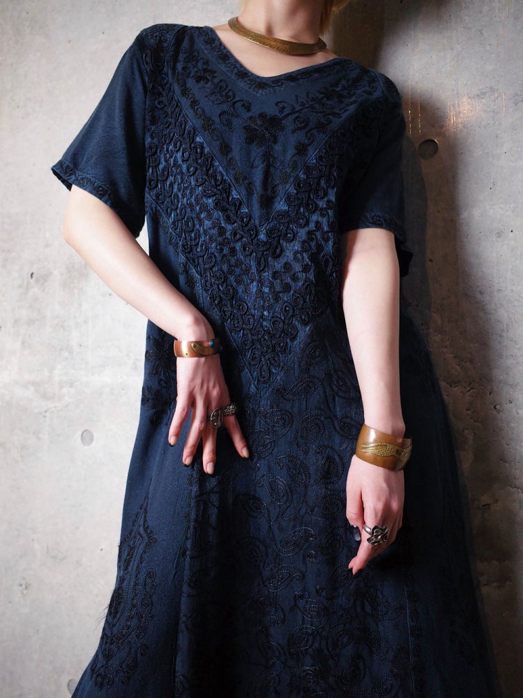 Embroidery & Switch Rayon Dress