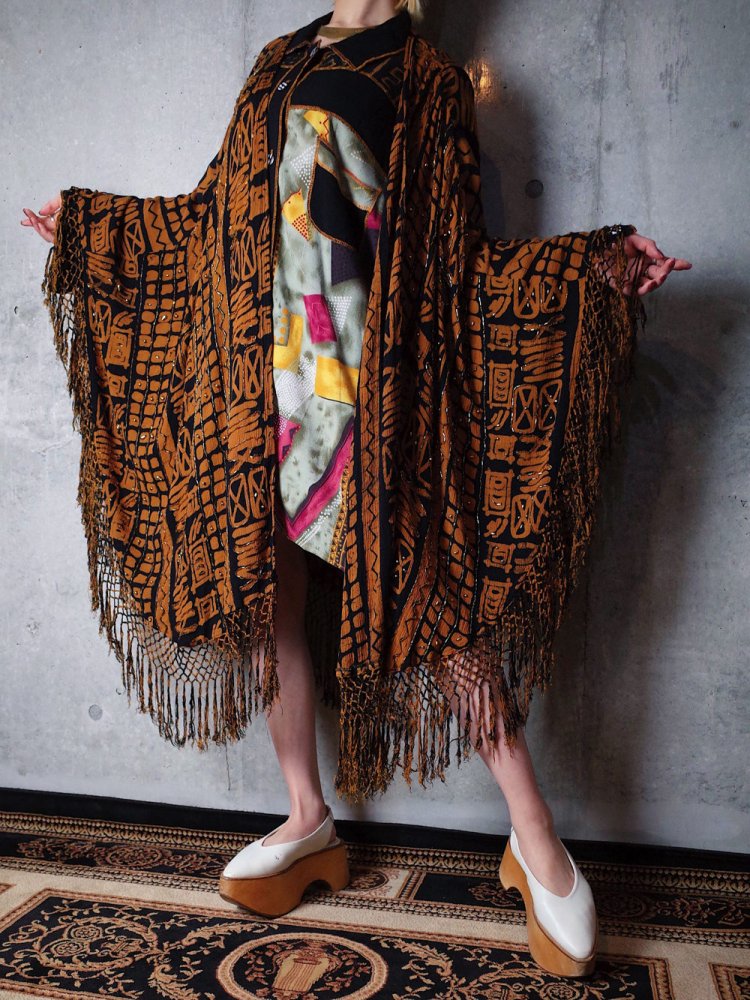 Fringe Bijou Primitive Cape