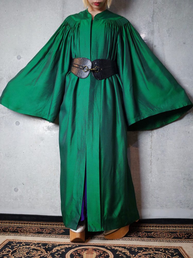 Beautiful Green Gather Academic Gown/Dress