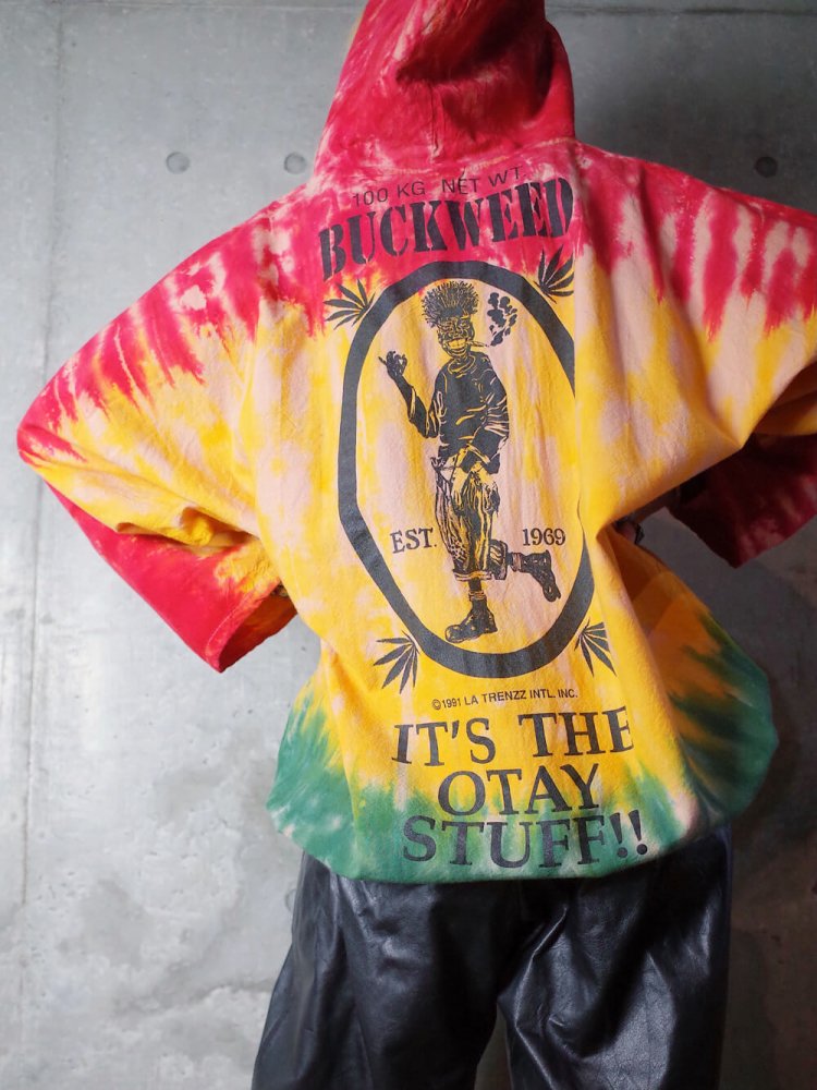 Tie Dye BUCK WEED Sack Hoodie