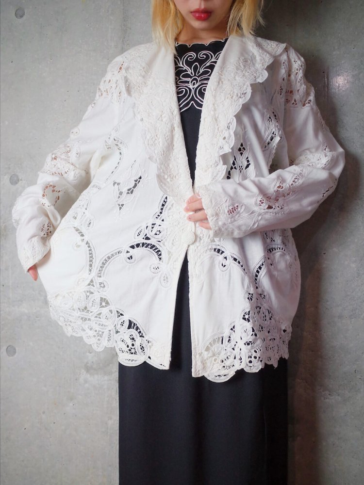 Eyelet Lace Big Silhouette Jacket