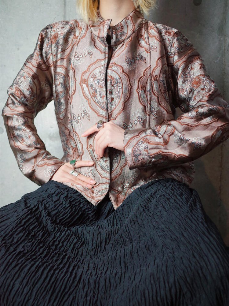 Jacquard Arabesque Jacket Reversible