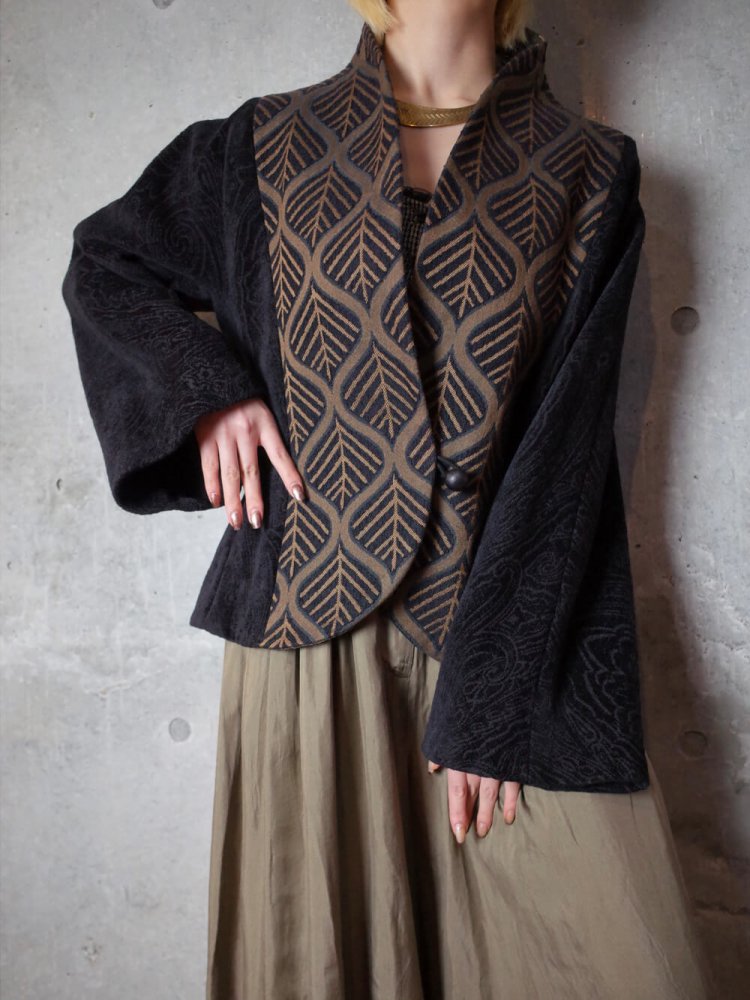 Leaf  Arabesque Gobelin Tapestry Jacket