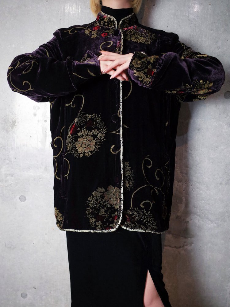 Oriental Velvet China Jacket