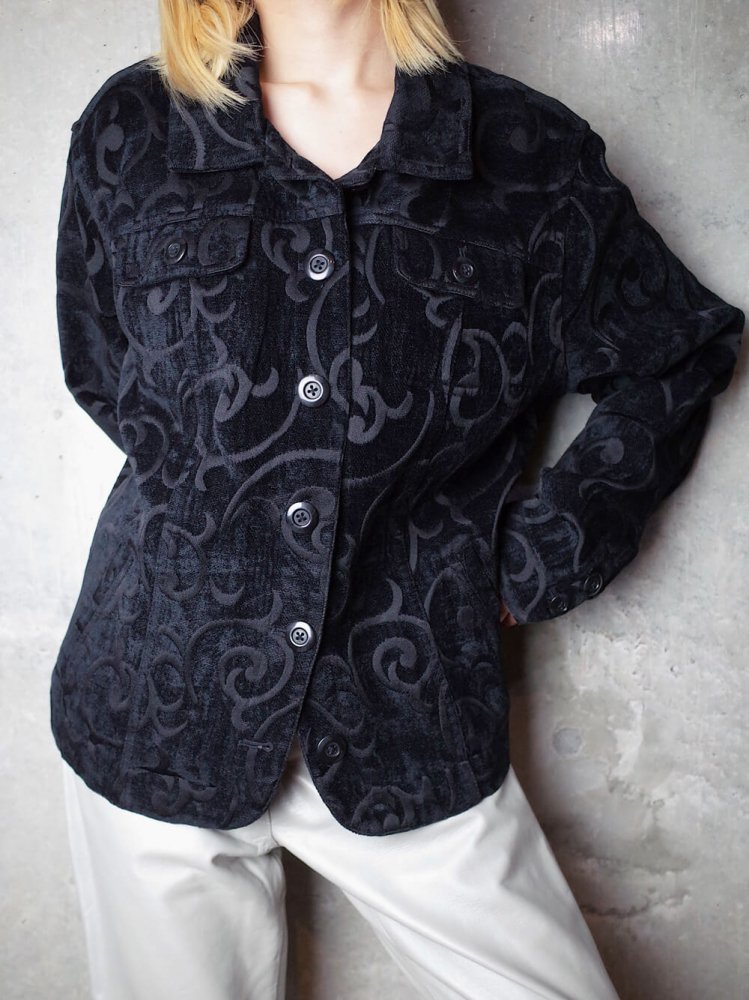 Arabesque Black Gobelin Jacket