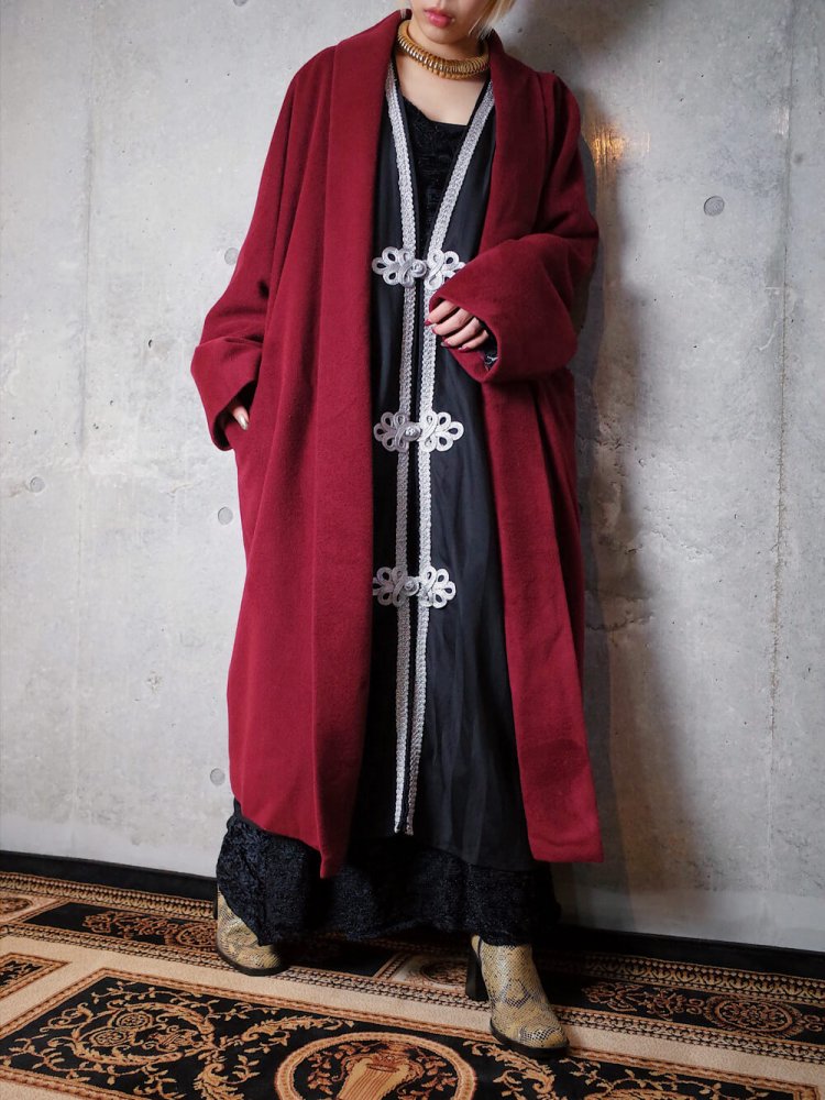 Bordeaux Haori Coat